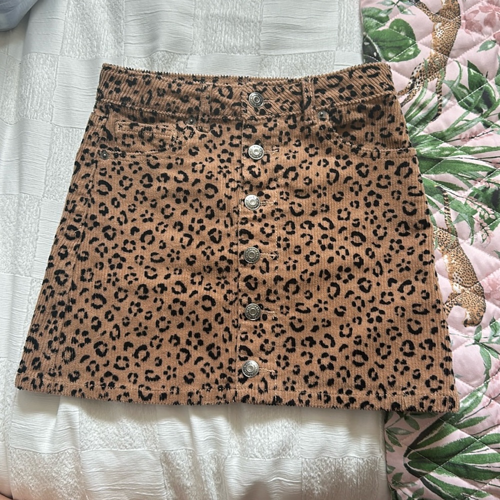 girls cheetah skirt